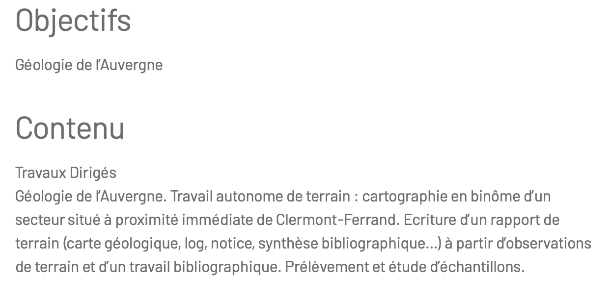 Contenu