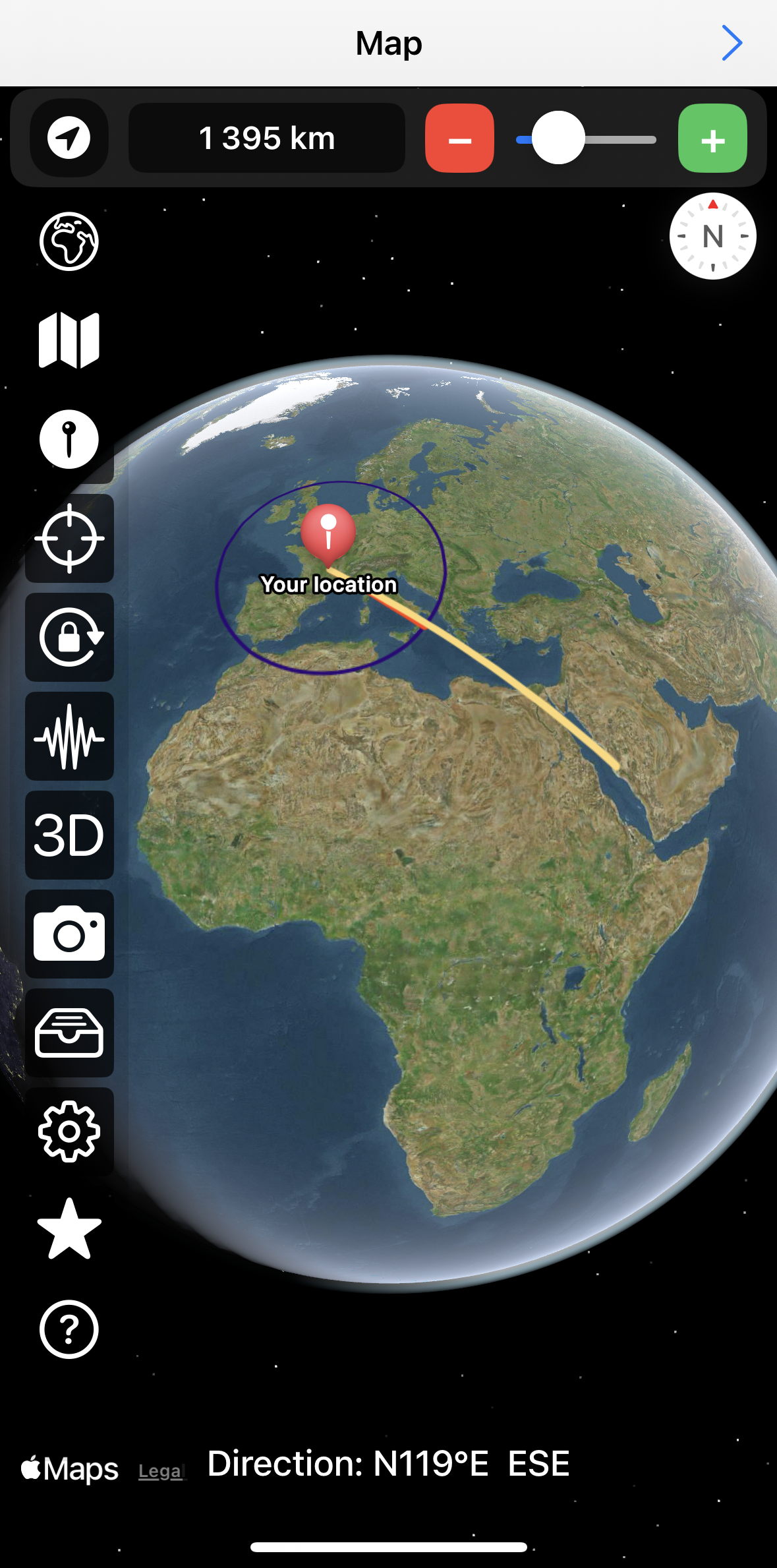 Screenshot of Geoscope