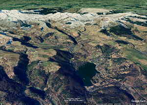 Vue sur le versant oriental du Massif du Mont-Dore