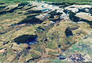 Vue sur la vallée du Labodeau